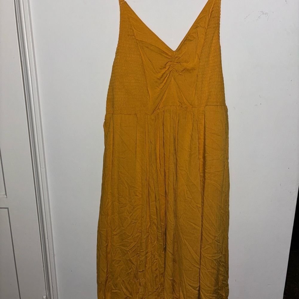 Torrid Maxi Dress in Mustard Yellow